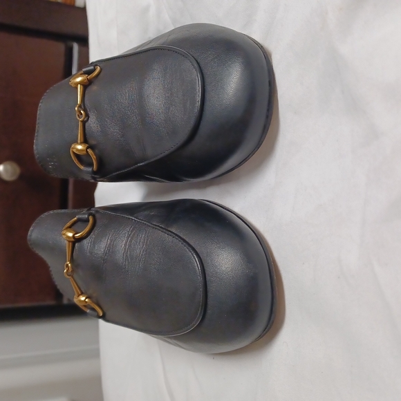 Gucci Leather Black Mules size 38 - Picture 3 of 7